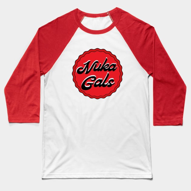 Nuka Gals OG Logo Baseball T-Shirt by Nuka Gals